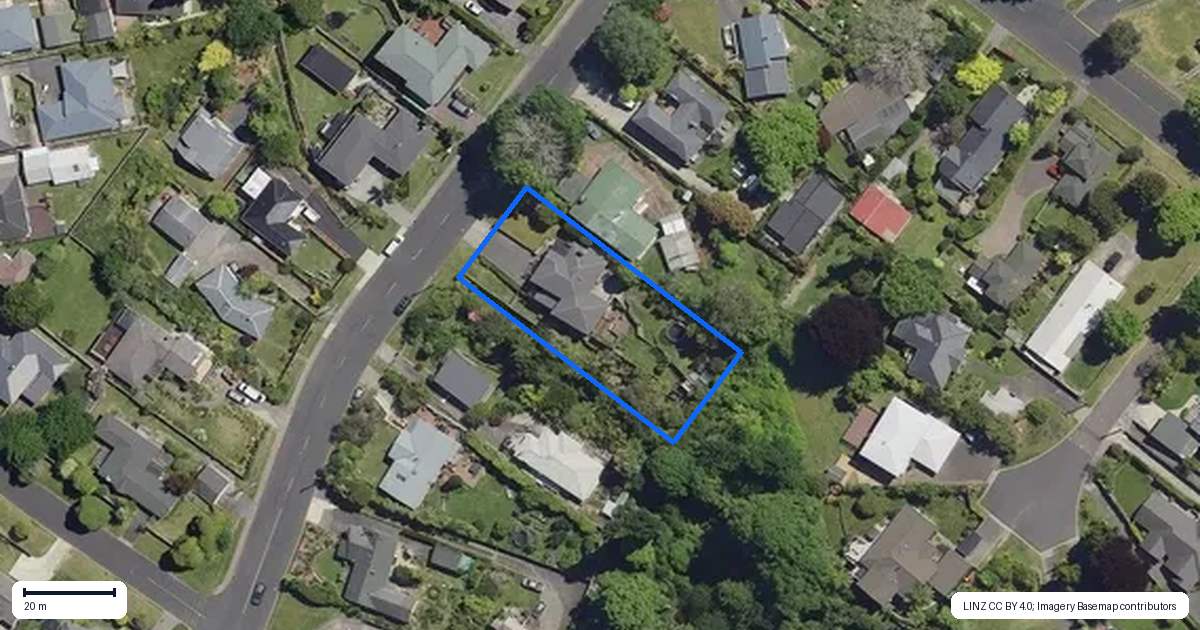 Property context map for 40 Selwyn Road, Lynmore, Rotorua