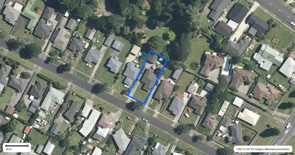 Property context map for 20 Fitzgerald Avenue, Matamata