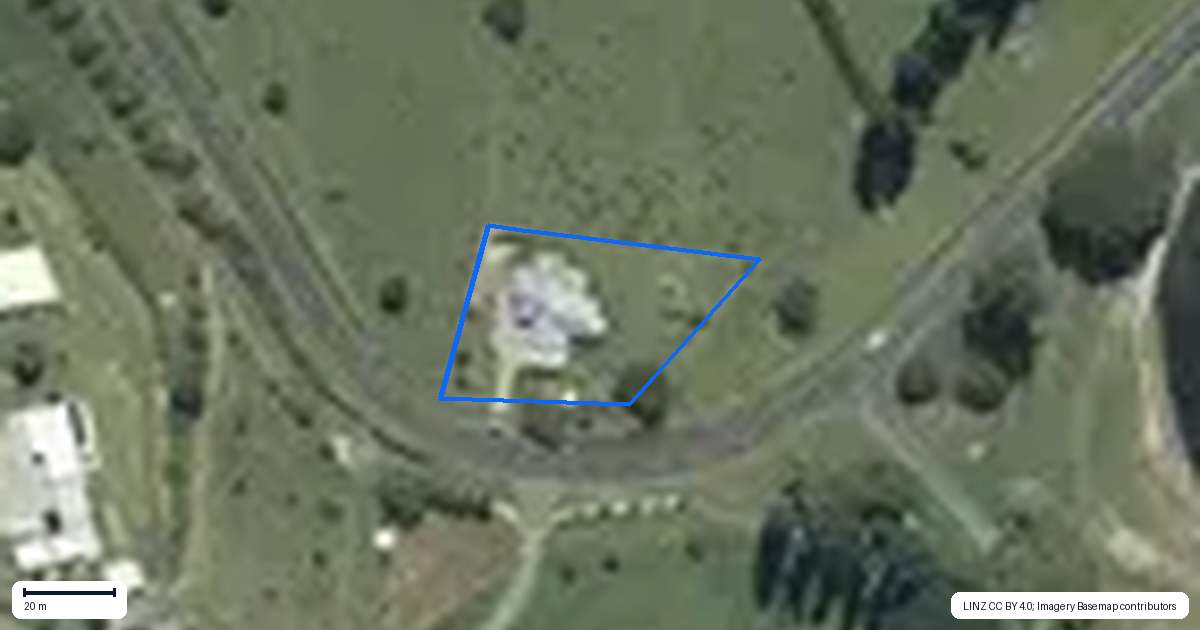 Property context map for 2307 Maungatautari Road, Maungatautari, Cambridge