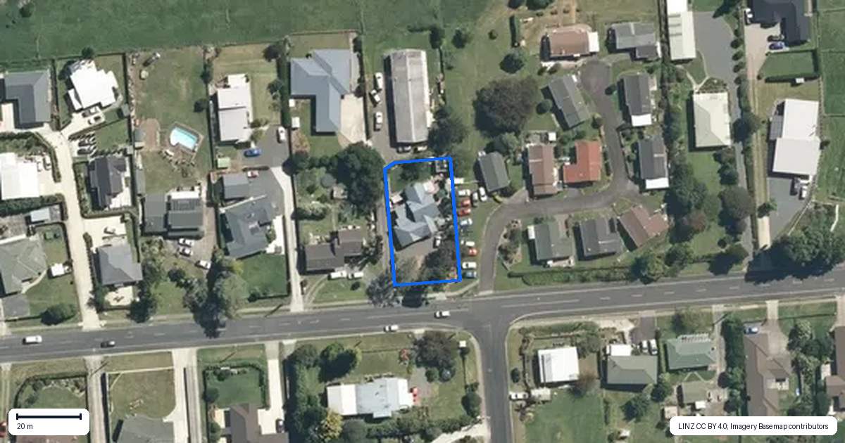 Property context map for 26 Herbert Street, Kihikihi, Te Awamutu