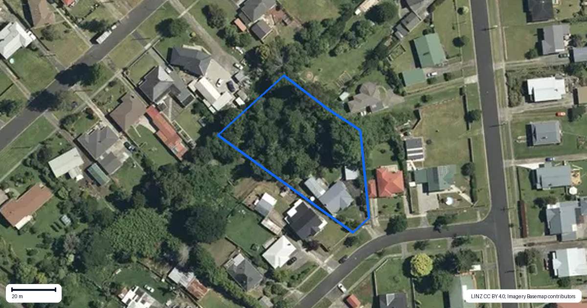 Property context map for 2 Gallagher Street, Te Aroha