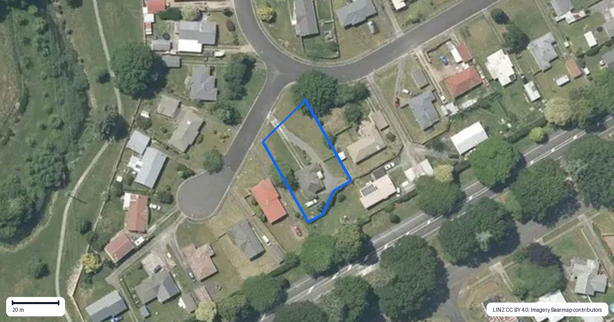Property context map for 30 Lancaster Crescent, Tokoroa