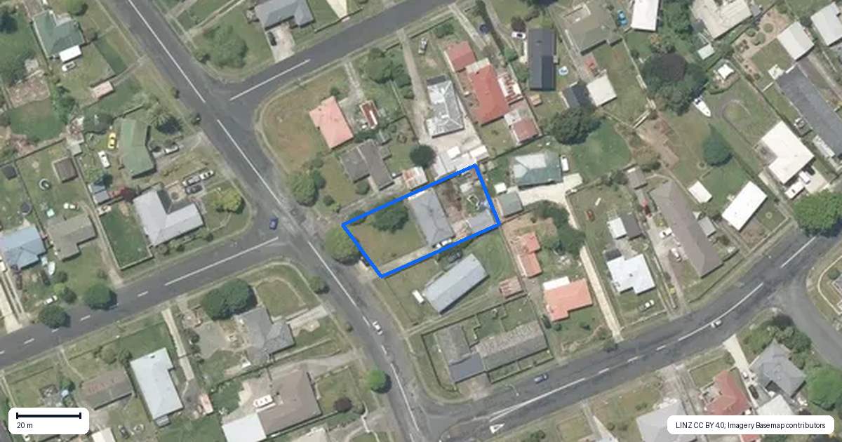 Property context map for 75 Elizabeth Drive, Tokoroa