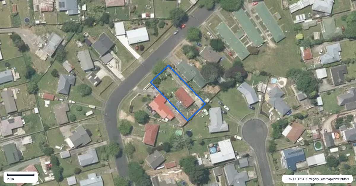 Property context map for 11 Kent Street, Tokoroa