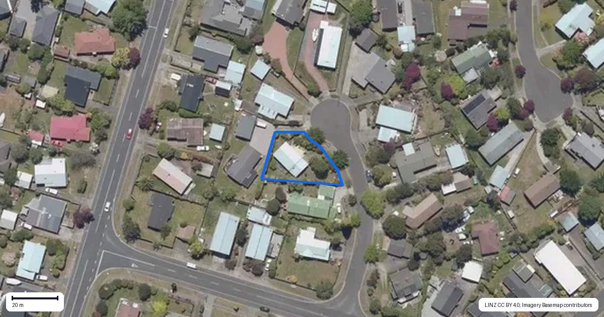 Property context map for 11 Green Place, Richmond Heights, Taupo