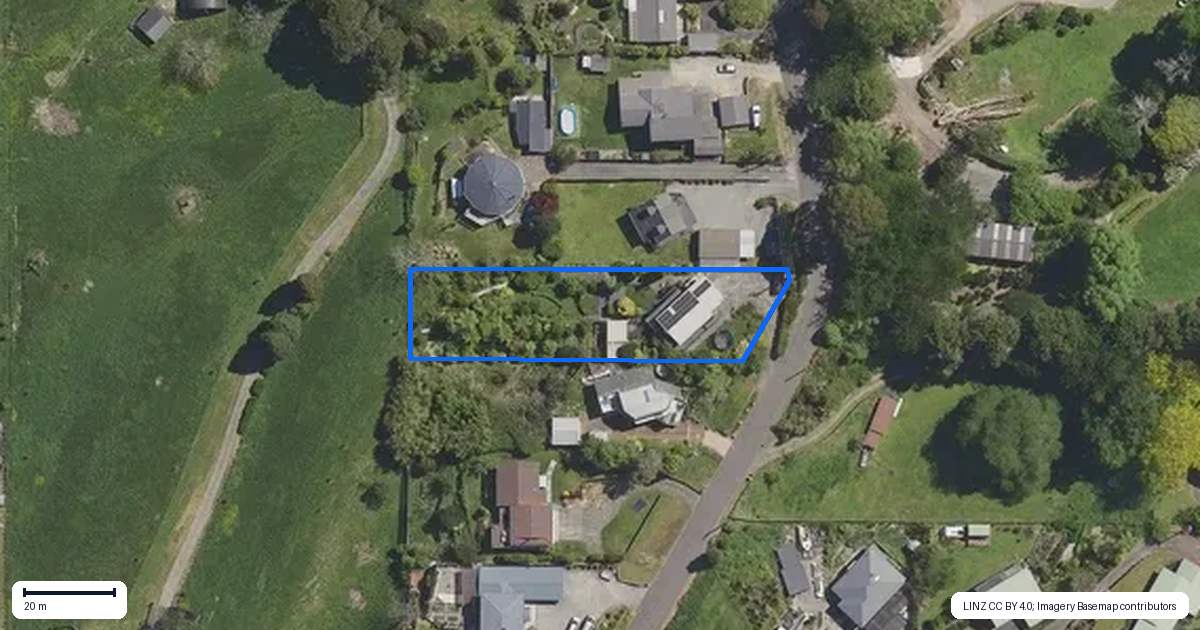 Property context map for 15 Unsworth Road, Hamurana
