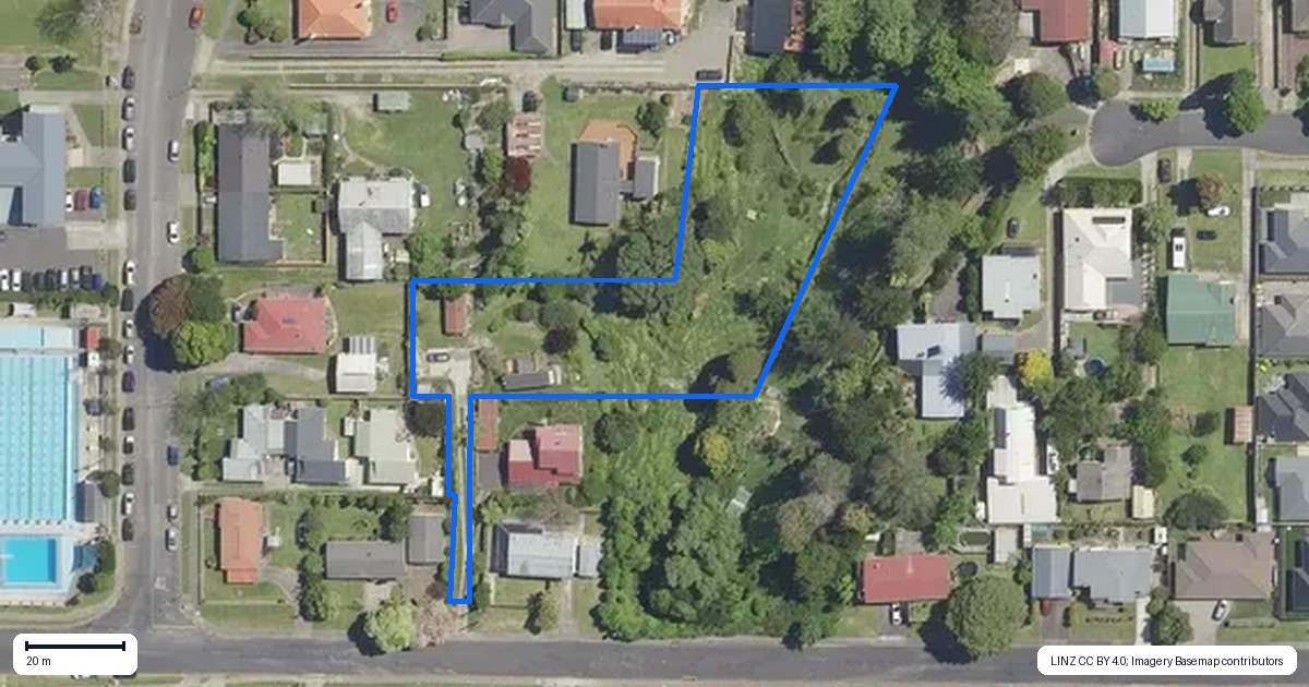 Property context map for 11A Tui Street, Te Puke