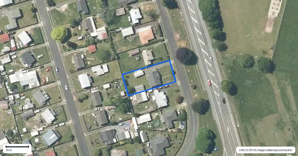 Property context map for 72 Roslin Street, Tokoroa