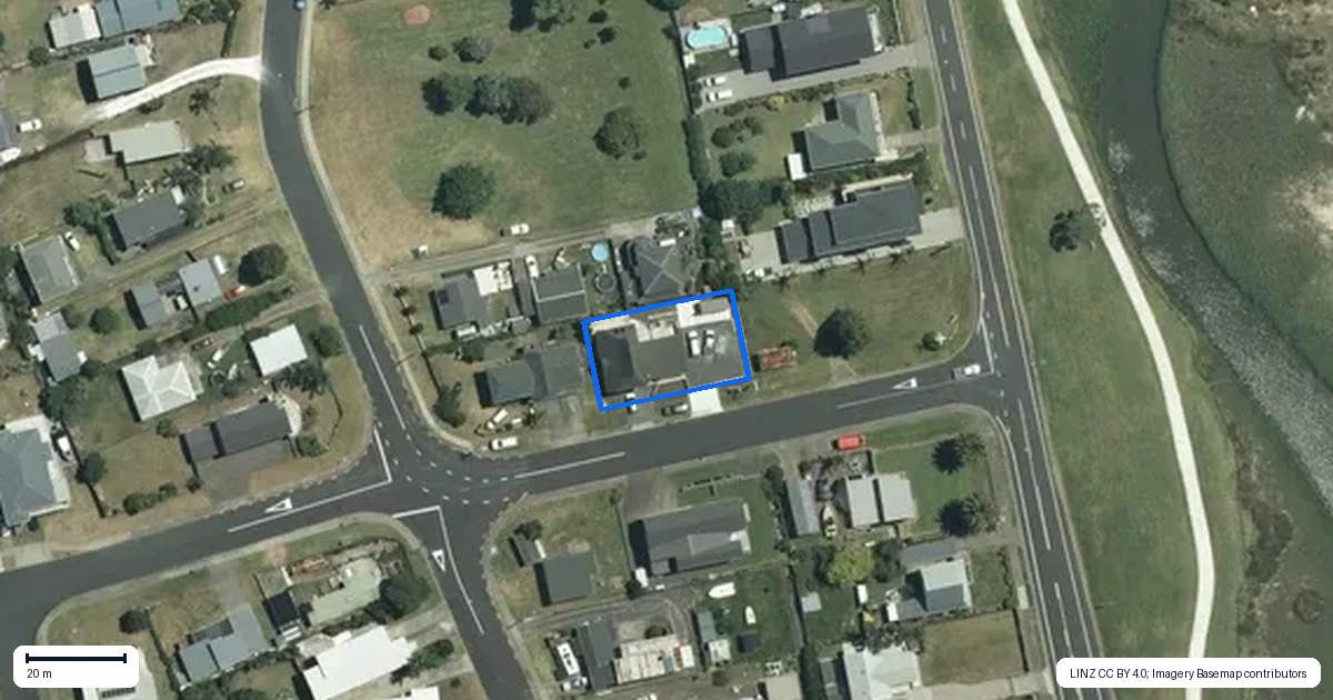 Property context map for 3 Marlin Street, Whitianga