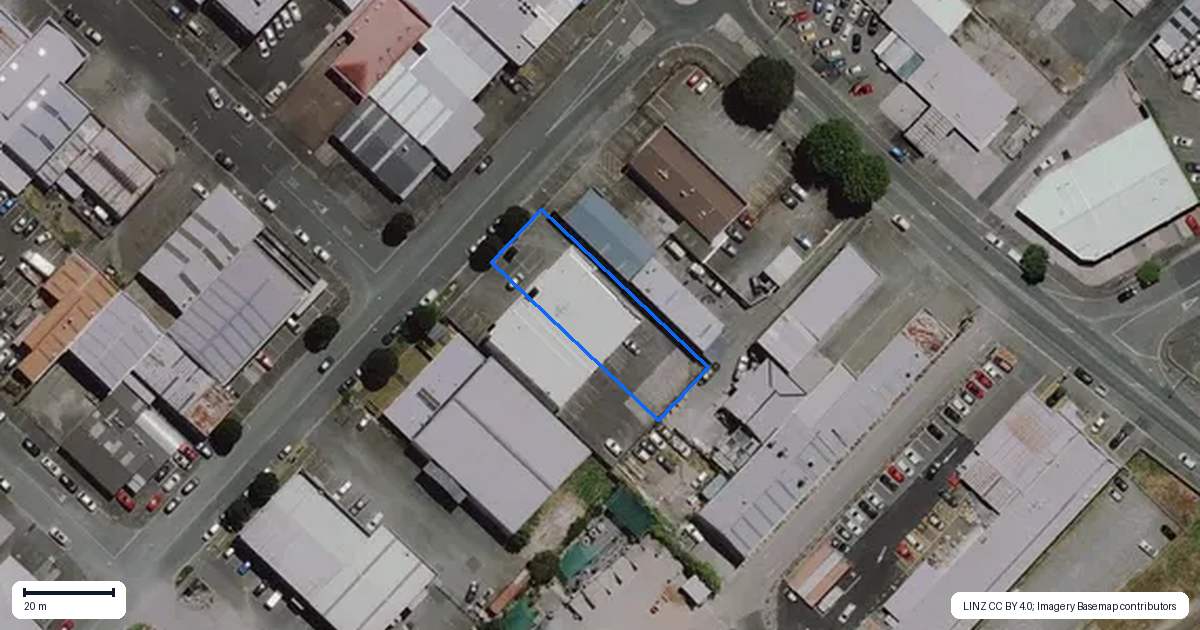 Property context map for 53A King Street, Frankton, Hamilton