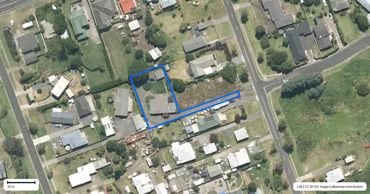 Property context map for 10 Rata Street, Te Kauwhata