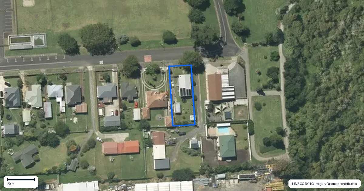 Property context map for 44 Onslow Street, Huntly
