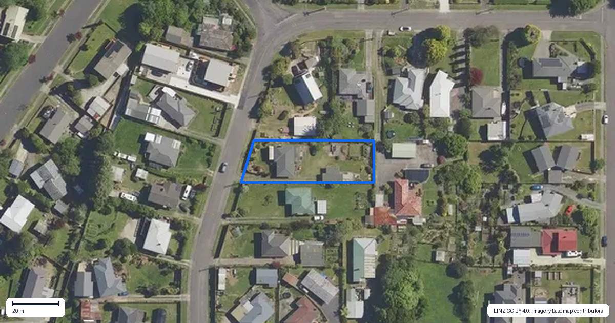 Property context map for 14 Frances Street, Ngongotaha, Rotorua