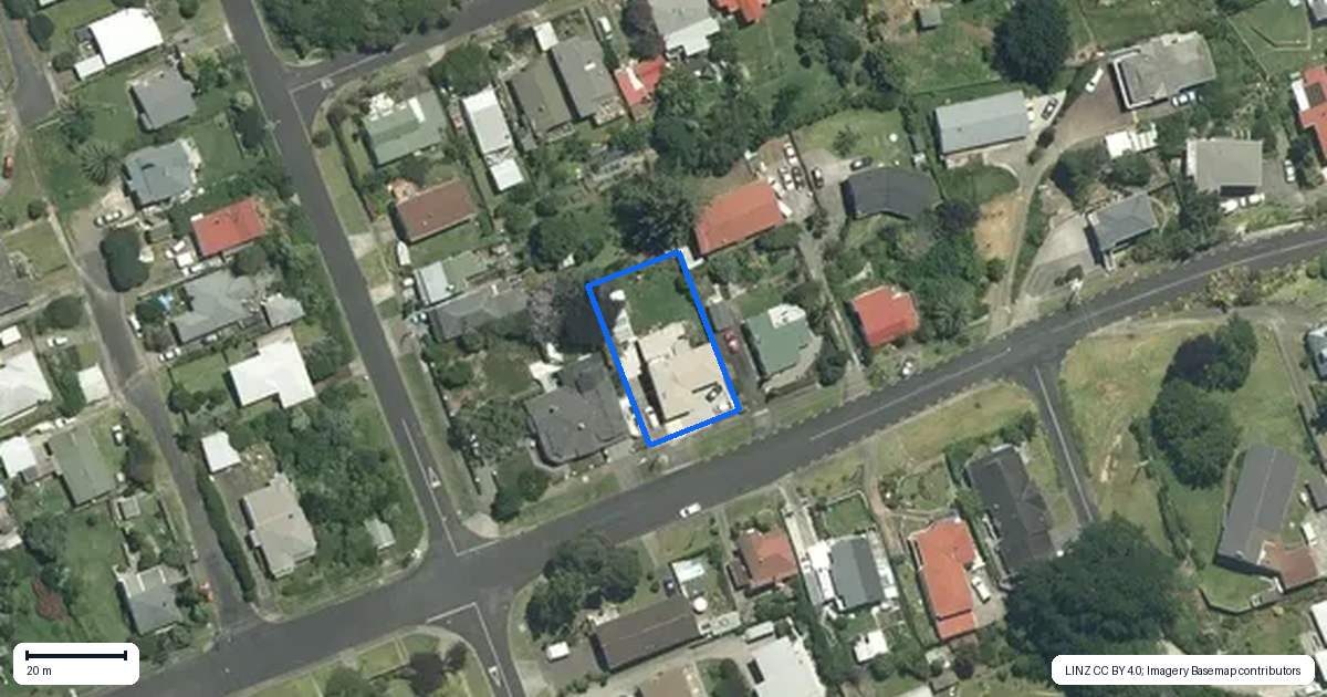 Property context map for 603 Richmond Street, Thames