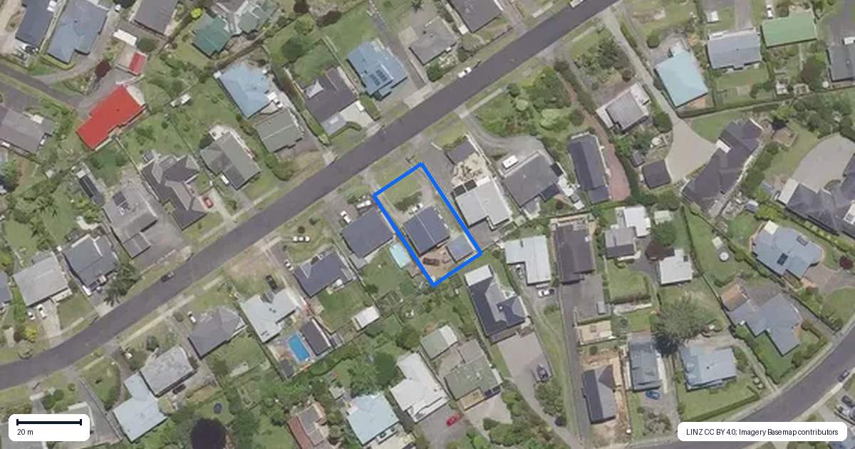 Property context map for 21 Vivian Drive, Omokoroa