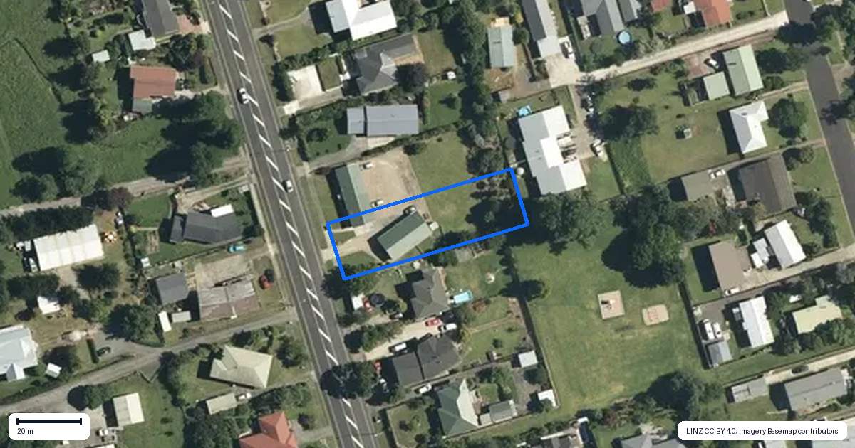 Property context map for 118 Centennial Avenue, Te Aroha