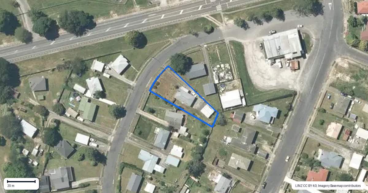 Property context map for 11 Nevis Crescent, Tokoroa