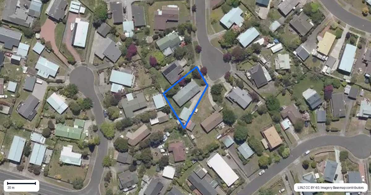 Property context map for 7 Park Place, Richmond Heights, Taupo