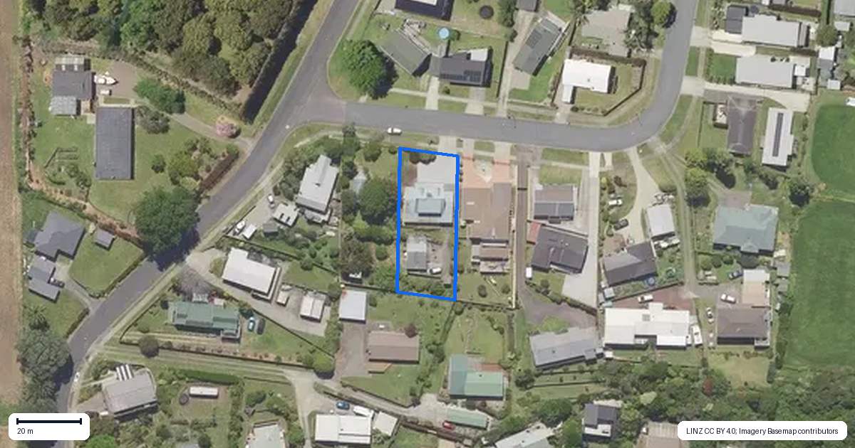 Property context map for 4 Adela Stewart Drive West, Athenree, Waihi Beach