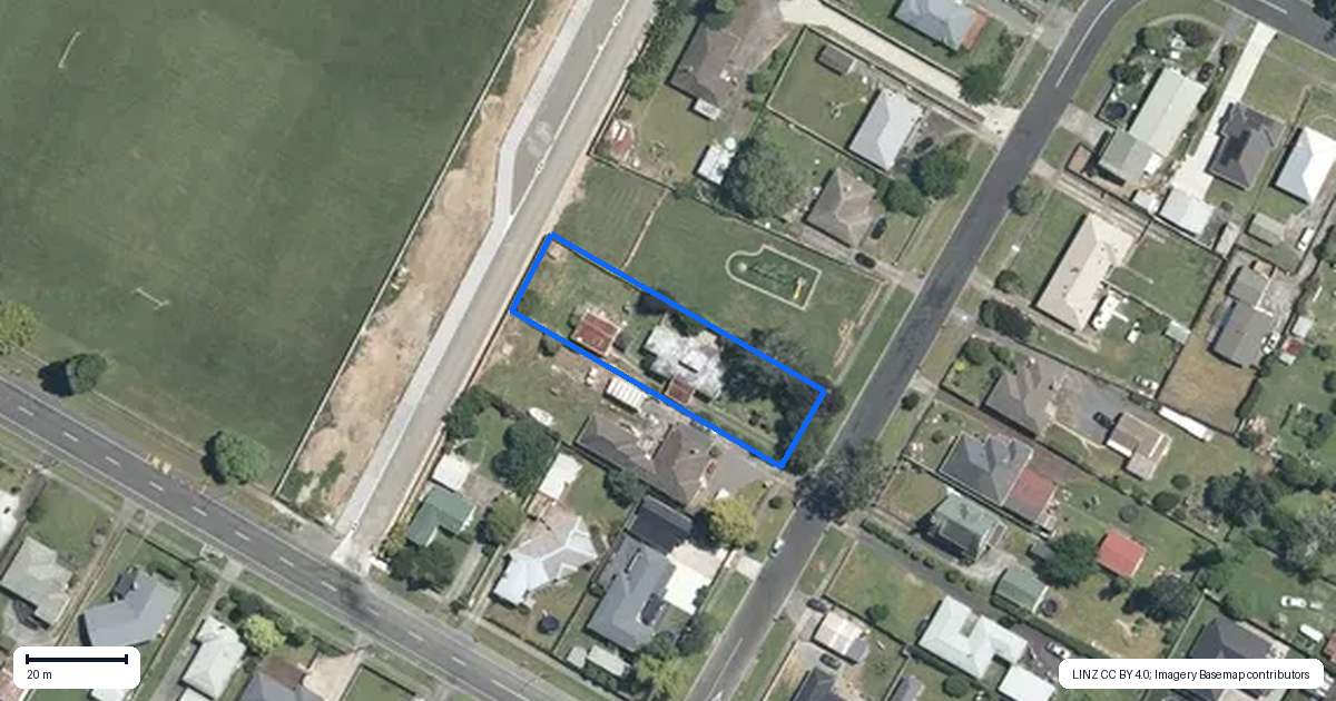 Property context map for 6 Kowhai Street, Matamata