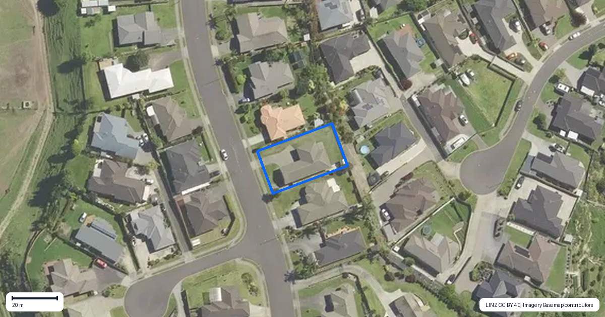 Property context map for 23 Norm Freeman Drive, Te Puke