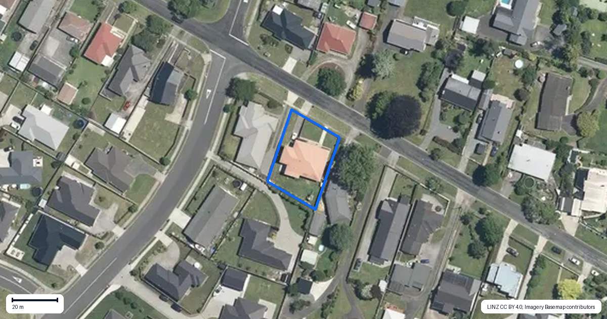 Property context map for 14 Jellicoe Road, Matamata