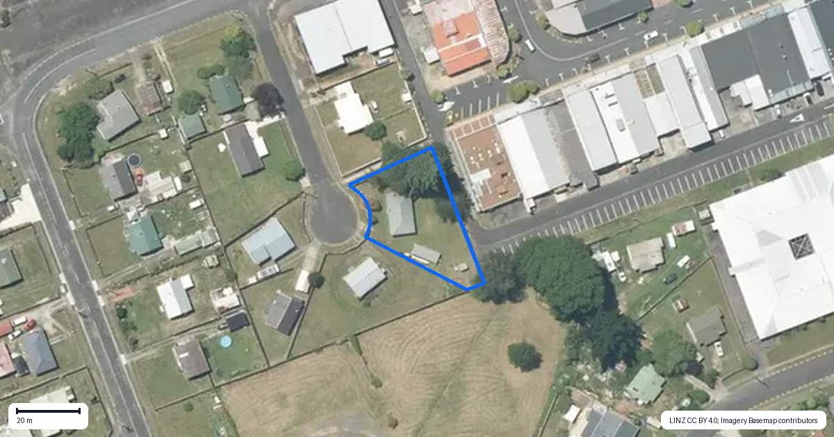 Property context map for 5 Liberton Place, Tokoroa