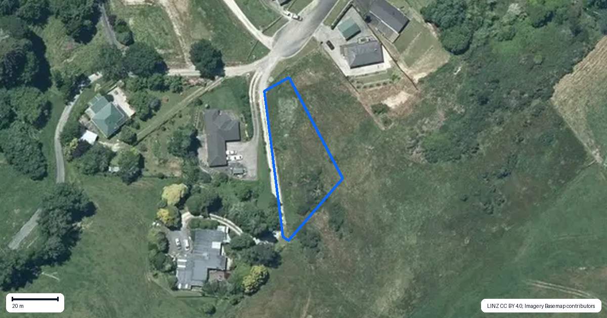 Property context map for 25 Mary Street, Te Kuiti