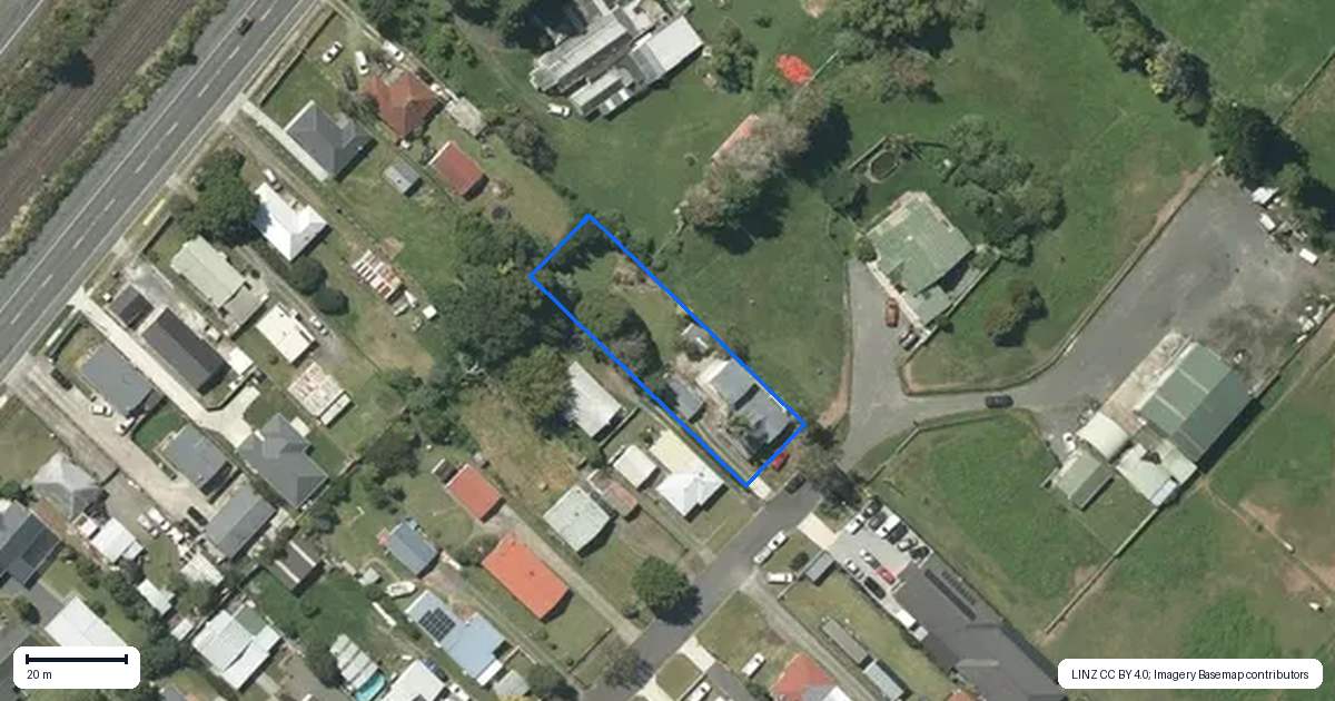 Property context map for 24 King Street, Ngaruawahia