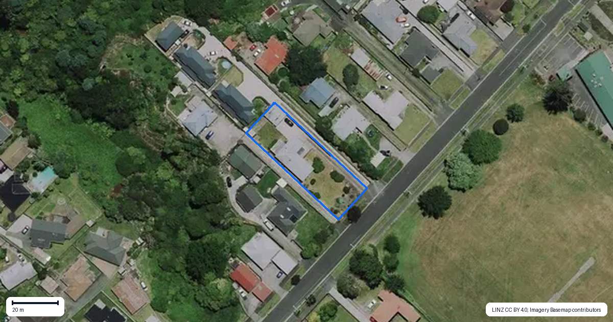 Property context map for 45 Bruce Avenue, Glenview, Hamilton