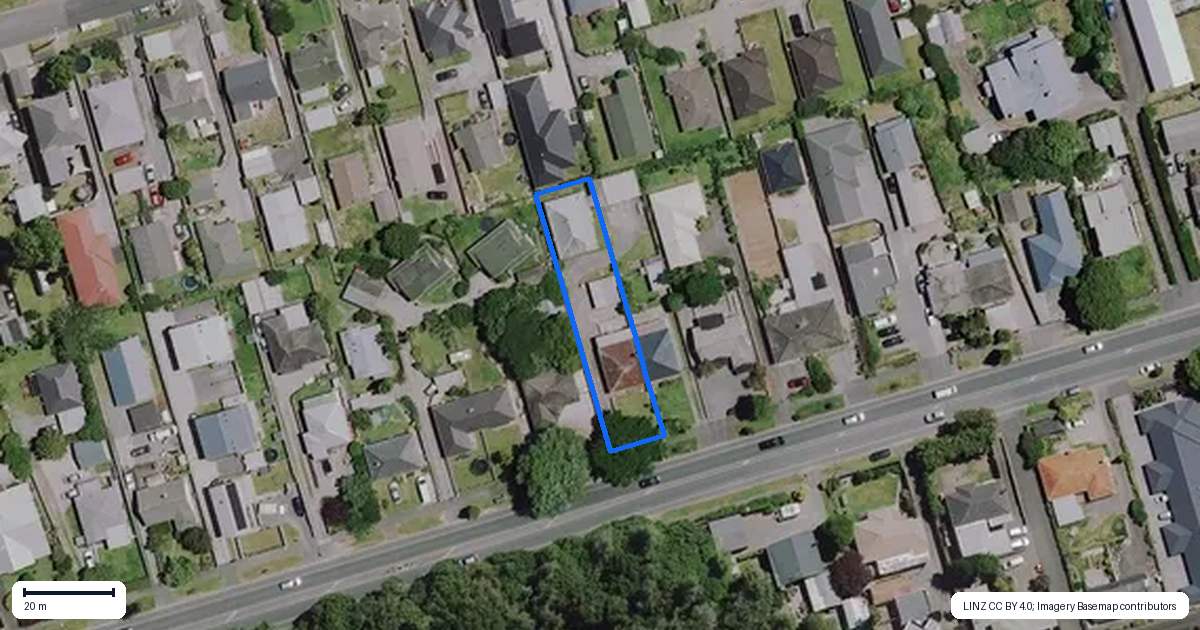 Property context map for 117 Boundary Road, Claudelands, Hamilton