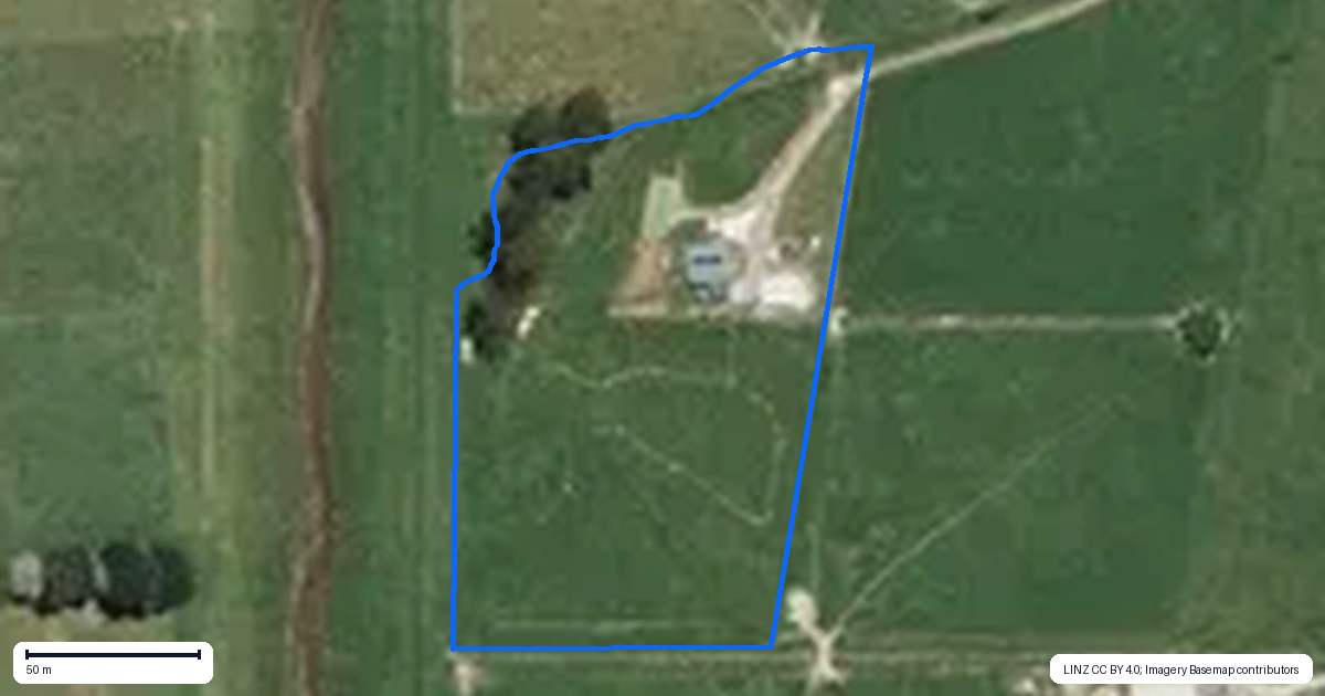 Property context map for 81C Mason Road, Poroporo, Whakatane
