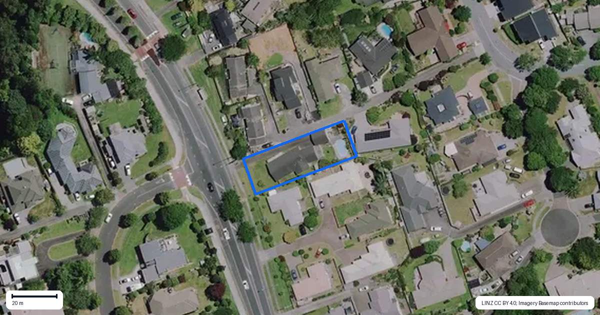 Property context map for 1124 River Road, Flagstaff, Hamilton