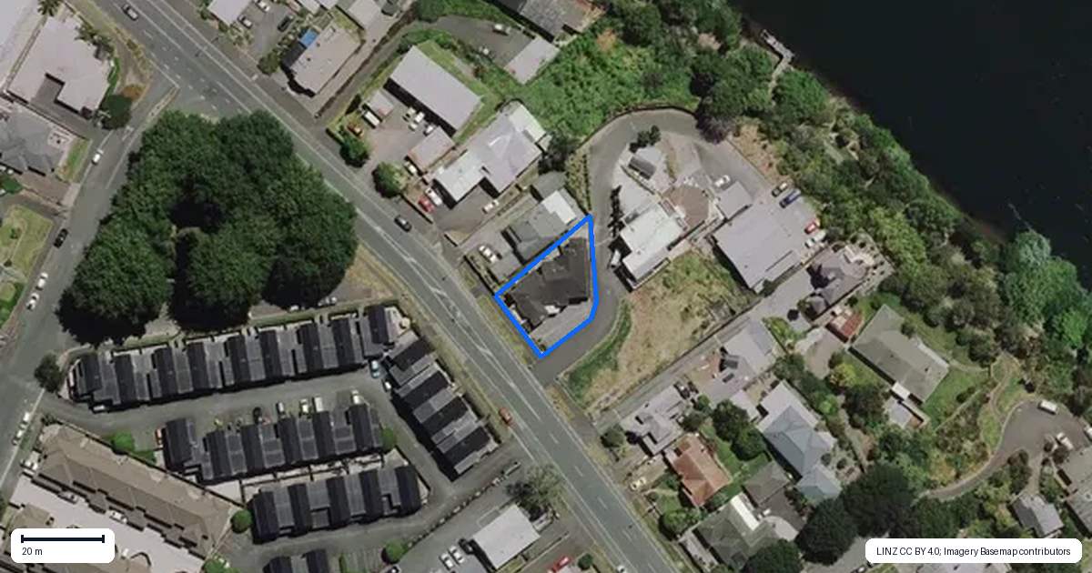 Property context map for 1186A Victoria Street, Whitiora, Hamilton