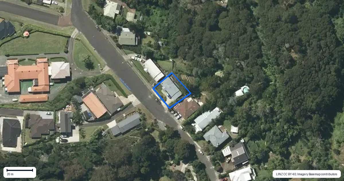 Property context map for 19B Upland Road, Huntly