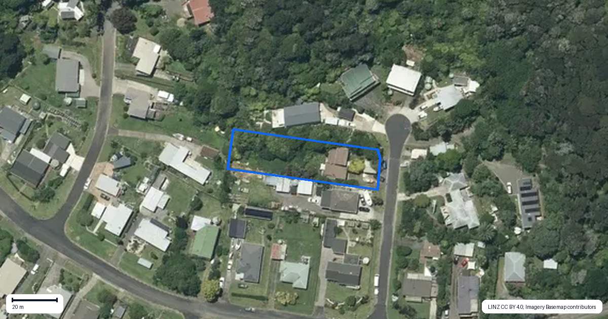 Property context map for 3 Lucy Road, Waiomu, Thames