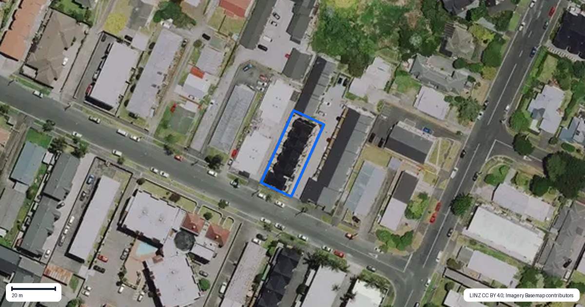 Property context map for 7/12 Charlemont Street, Whitiora, Hamilton