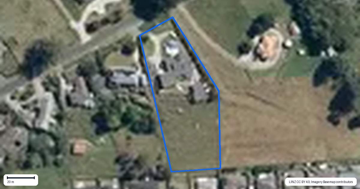 Property context map for 862 Bond Road, Te Awamutu