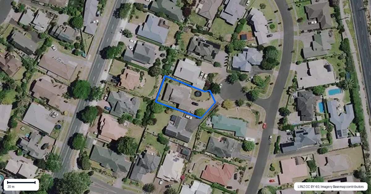Property context map for 5 Hubert Place, Chartwell, Hamilton