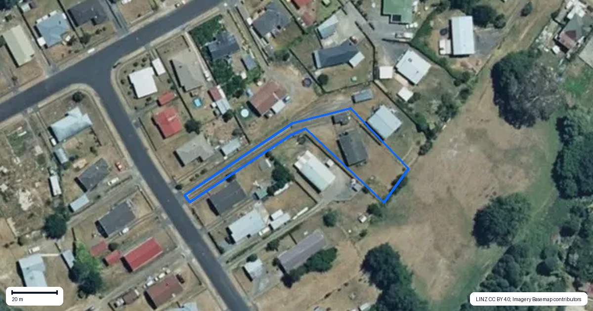 Property context map for 21 Seath Avenue, Taumarunui