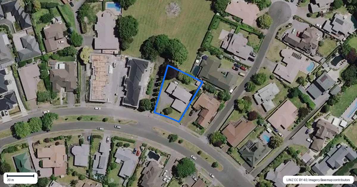 Property context map for 45 Harrowfield Drive, Harrowfield, Hamilton