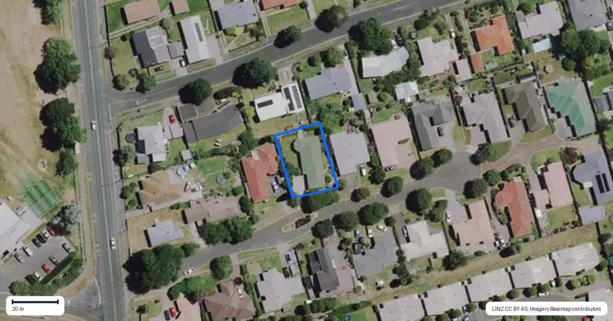 Property context map for 7 Kingsford Mews, Hamilton East, Hamilton