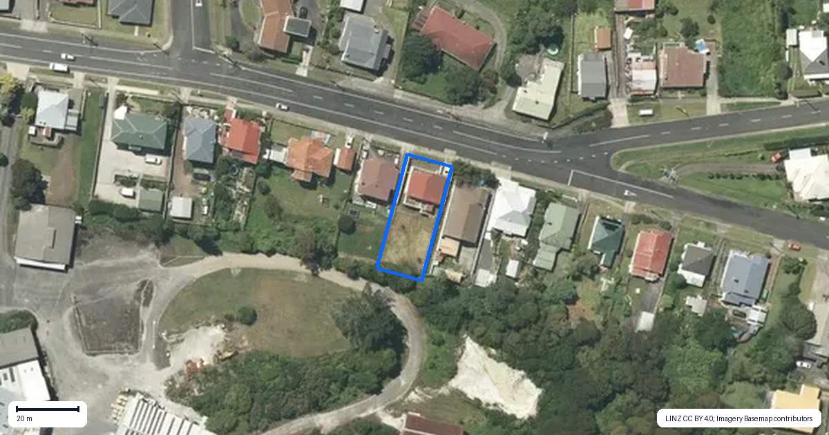 Property context map for 40 Rayner Road, Huntly