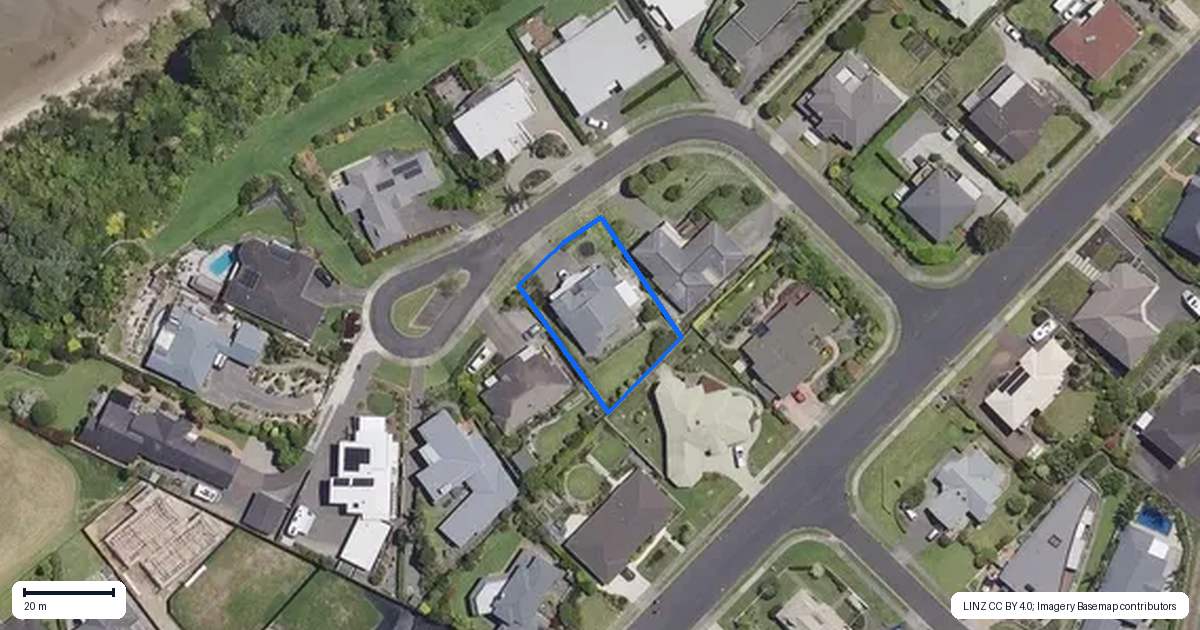 Property context map for 5 Waterview Terrace, Omokoroa