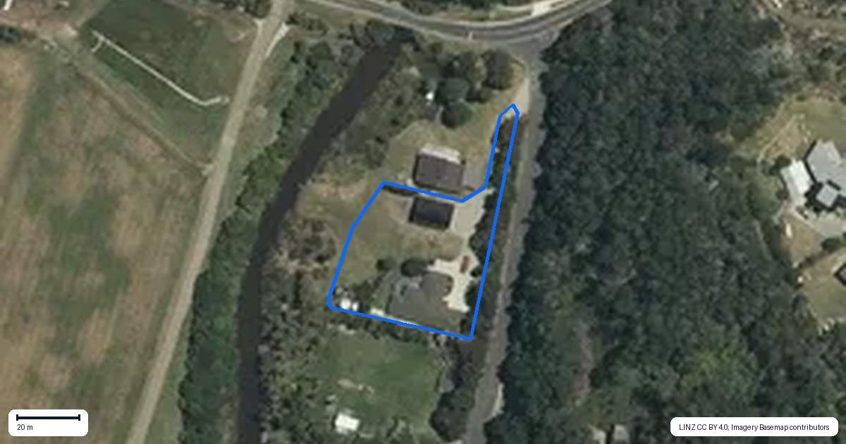 Property context map for 6 Orchard Road, Hahei, Whitianga