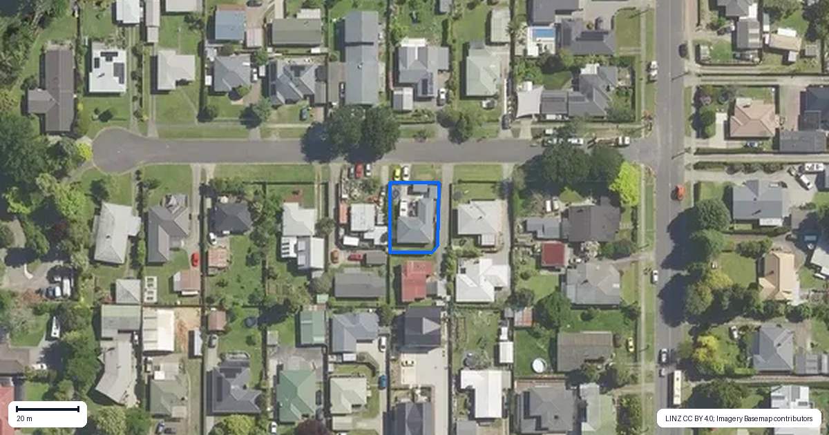 Property context map for 6A Puriri Avenue, Te Puke