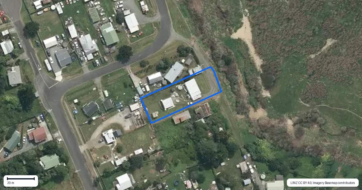 Property context map for 34 Edward Avenue, Pukemiro, Ngaruawahia