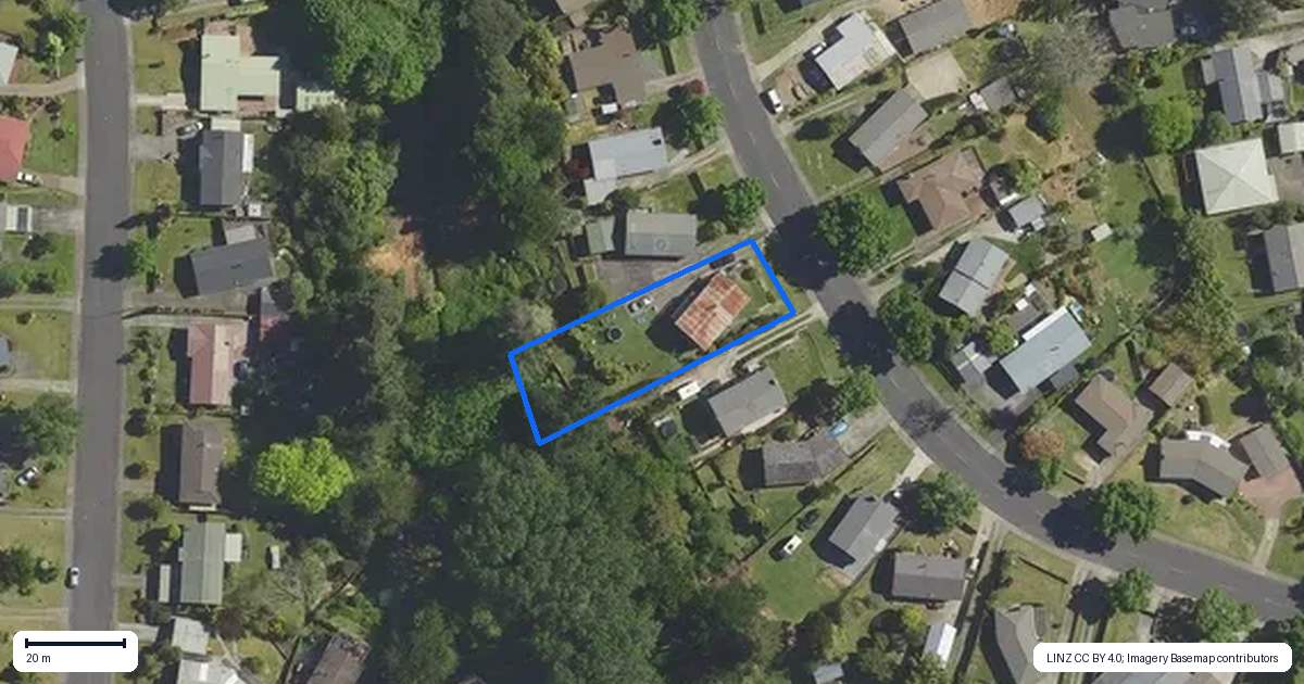 Property context map for 52 Pandora Avenue, Sunnybrook, Rotorua