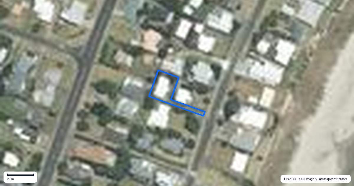 Property context map for 125B Tangaroa Road, Whangamata