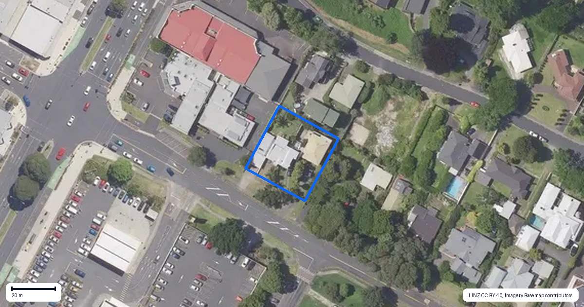 Property context map for 21 Ninth Avenue, Tauranga